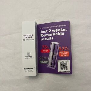DERMAFIRM Soothing Repair Toning Serum Travel Sz 10mL/.33 fl oz.